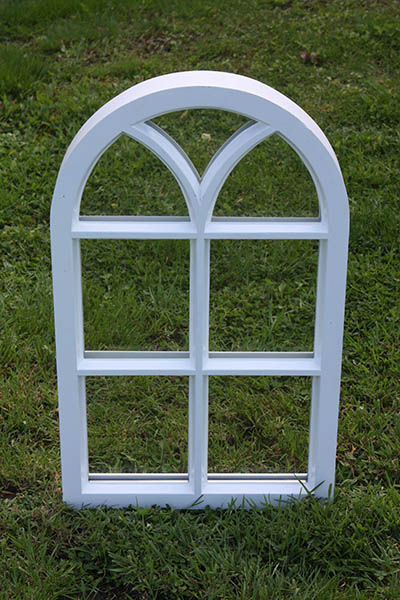 Hardhouten halfhoog stalraam met dubbel glas (model C) 